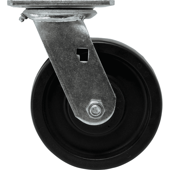 Shepherd Polypropylene Swivel Plate Caster - Pack of 2  Residential Use, Standard Application