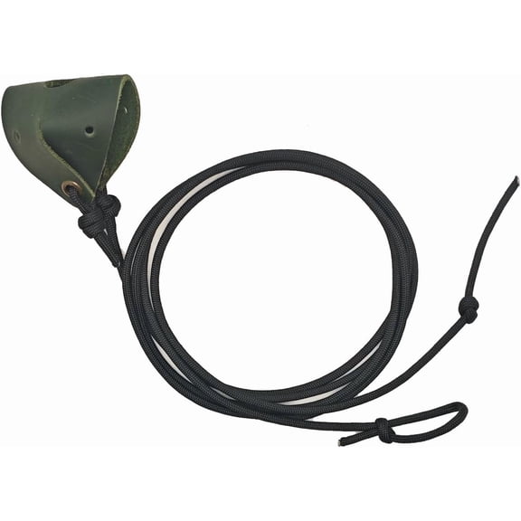 Shepherd Sling Handmade Paracord Leather Throwing Sling Old-Fashioned Slingshot