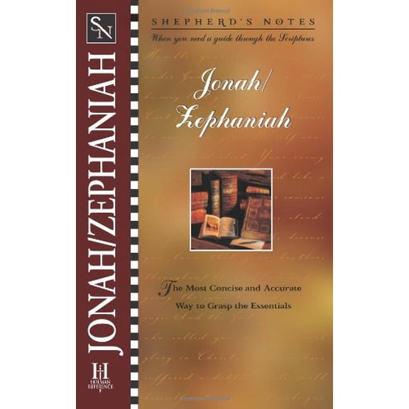 Pre-Owned Shepherd's Notes: Jonah/Zephaniah, 9780805493344, 0805493344, Paperback,