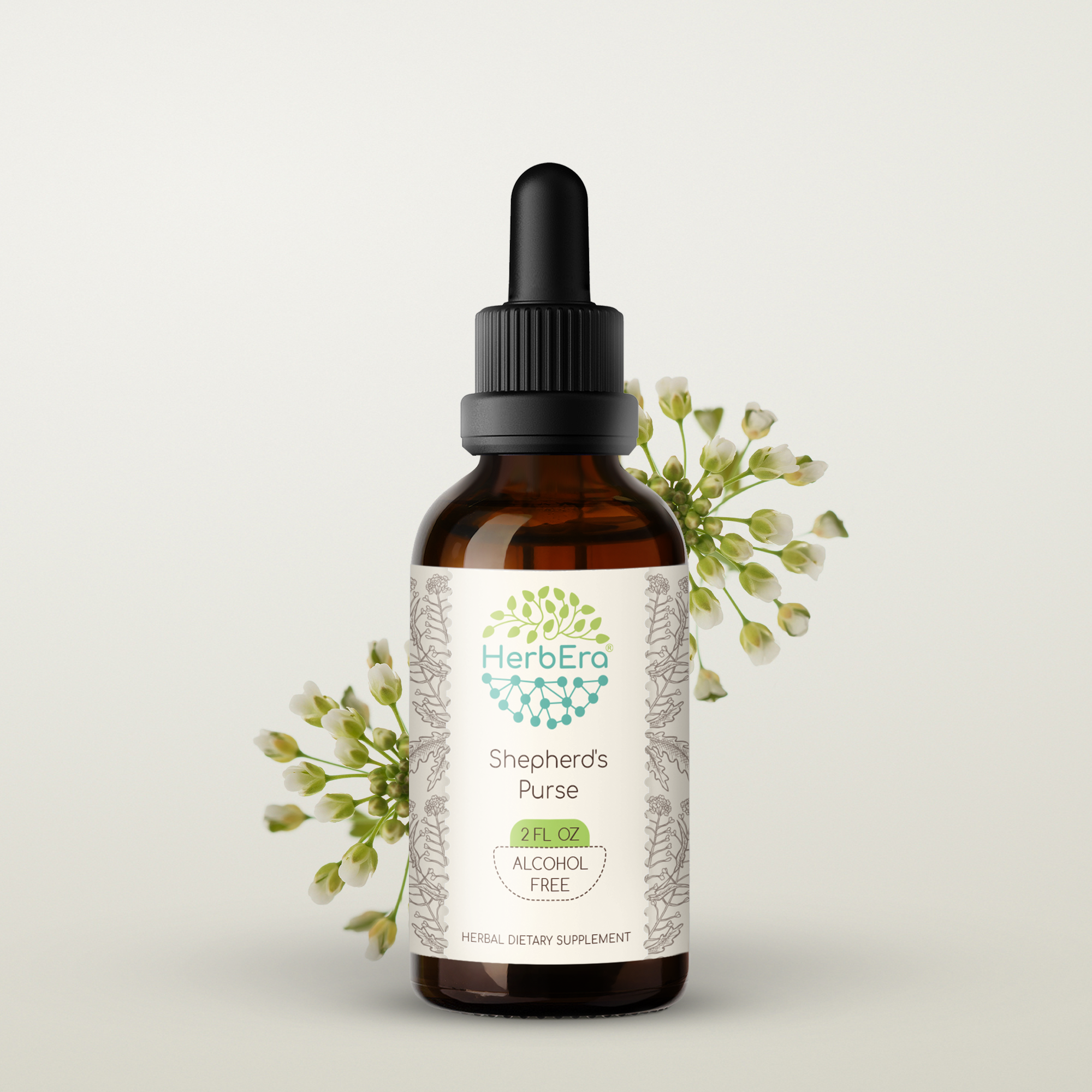 Shepherd's Purse AlcoholFREE Herbal Extract Tincture, Super