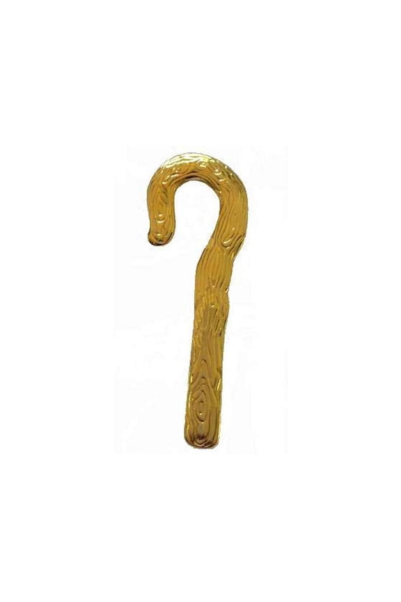 Shepherd's Staff Pins Discipleship, 2 Inch Gold Lapel Pins 1x