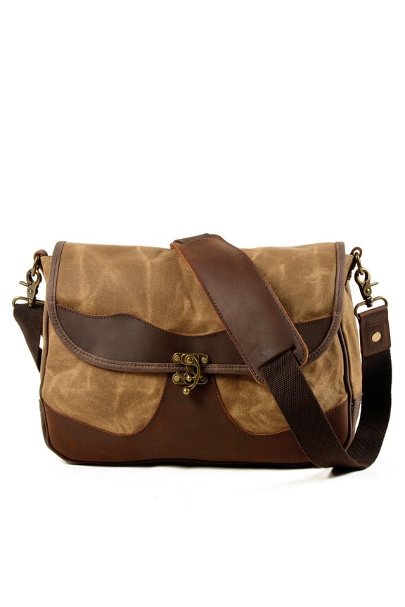Shepherd shoulder slung canvas bag...,Khaki