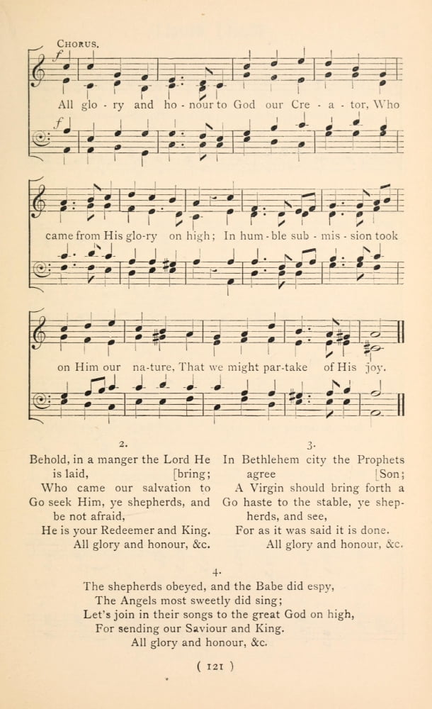 Shepherds Amazed 2 Christmas Carols New & Old 1850 Canvas Art - (18 x 24)