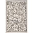 thumbnail image 1 of Shepherds Celebrating The Birth of The Messiah by Songs & Dances 19th Century Reproduction of 15th Century Wood Cut F Poster Print, Large - 22 x 34, 1 of 1