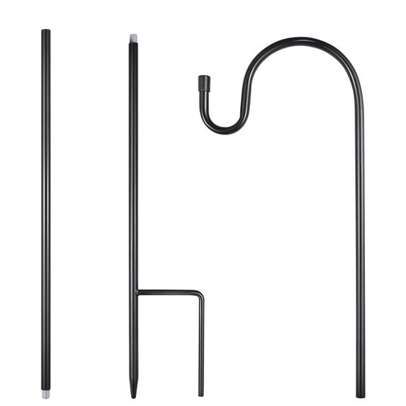 Shepherds Hook for Outdoor Small Garden Hooks for Lanterns, Bird Feeders, Mason Jars, Weddings Decor and More (120Cm)