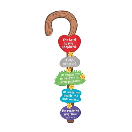 Shepherds Staff Ps 23 Craft Kit- Craft Kits - 12 Pieces