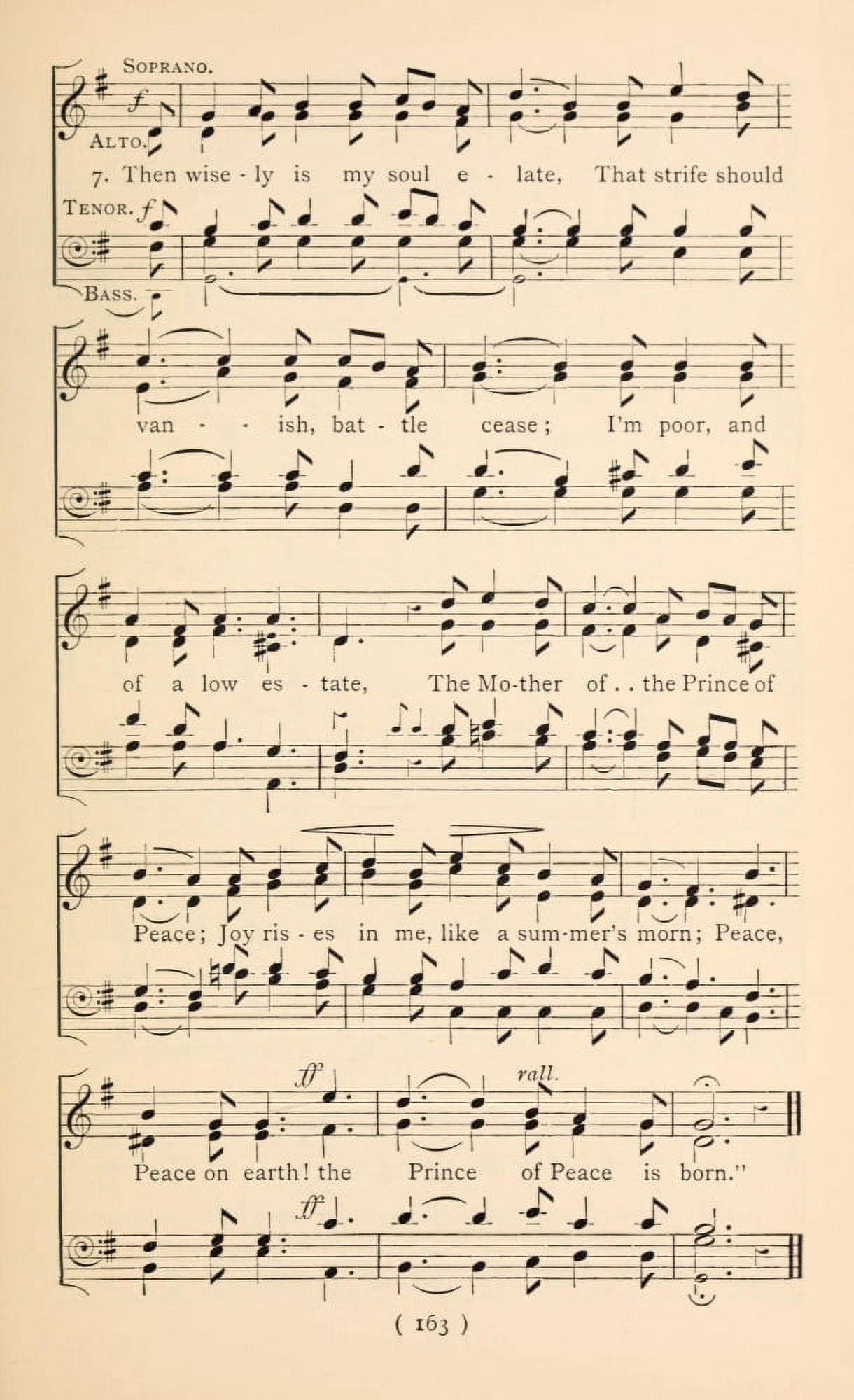 Shepherds went their Hasty Way 9 Christmas Carols New & Old 1850 Canvas Art -  (18 x 24)