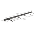 thumbnail image 1 of Sheppard Brackets 2" Floating Mantel Bracket, 1 of 4