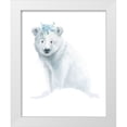 thumbnail image 1 of Sheppard, Lucca 12x14 White Modern Wood Framed Museum Art Print Titled - Baby Polar Bear, 1 of 4