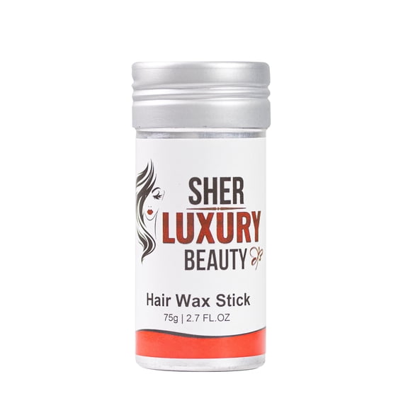 SherLuxury Hair Wax Stick  Smooth & Strong Hold for All Hair Types, Tames Frizz & Flyaways, Adds Shine, Non-Greasy Formula, Ideal for Wigs, Edges, & Styling