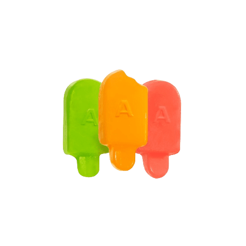 All City Candy Sherbet Ice Pops Gummi Candy 5 lb. Bulk Bag