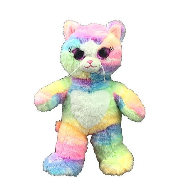 Sherbet Kitty 8 Inch Halloween Plush Toy with Removable Spooky Sound ModuleCreepy Eerie Noises & "Happy Halloween" Voice Perfect for Halloween Decor, Trick-or-Treat Gifts & Props