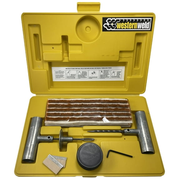 Sherco-Auto 36 Piece Professional Heavy Duty Flat Tire Repair Kit 8" Plug Probe & Needle Tool for Car Truck Motorcycle ATV - USA