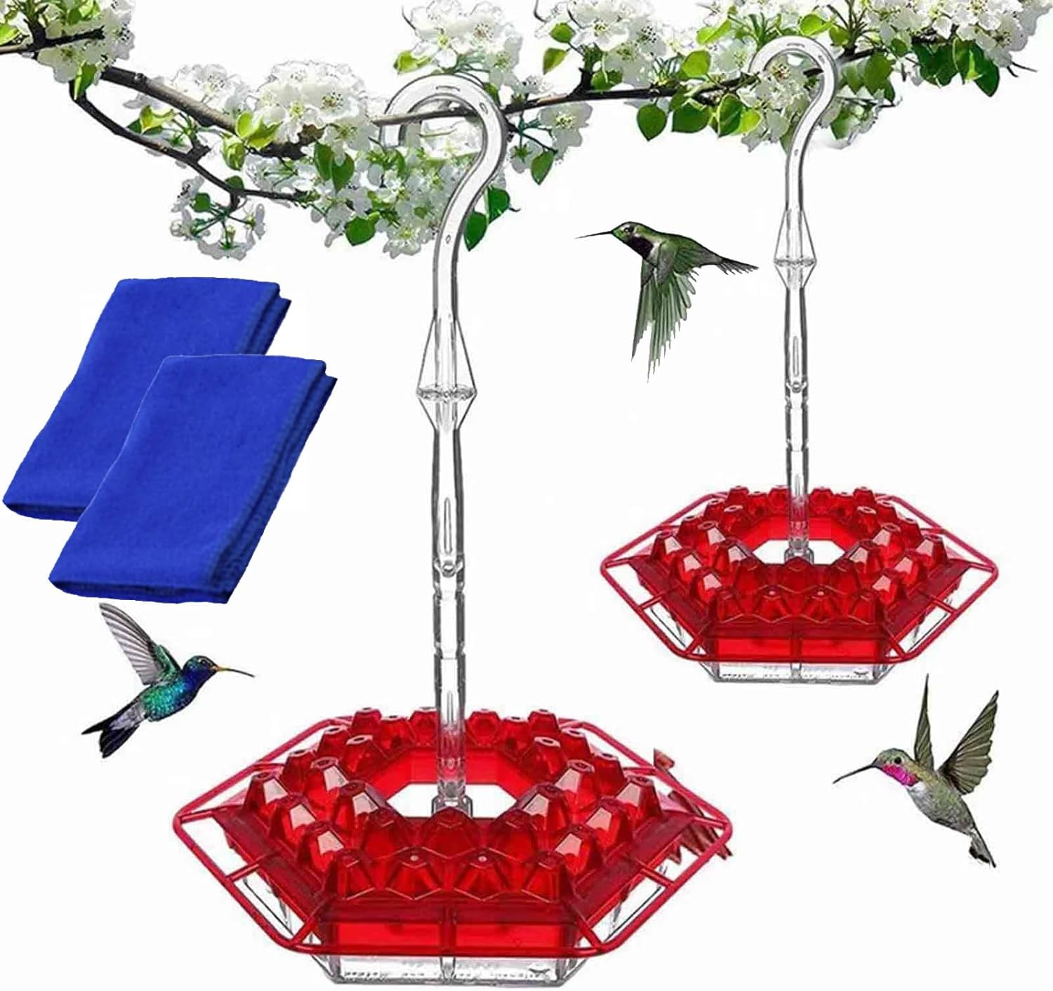 Sherem Hummingbird Feeder, 2024 New Hummingbird Feeders for Outdoors ...