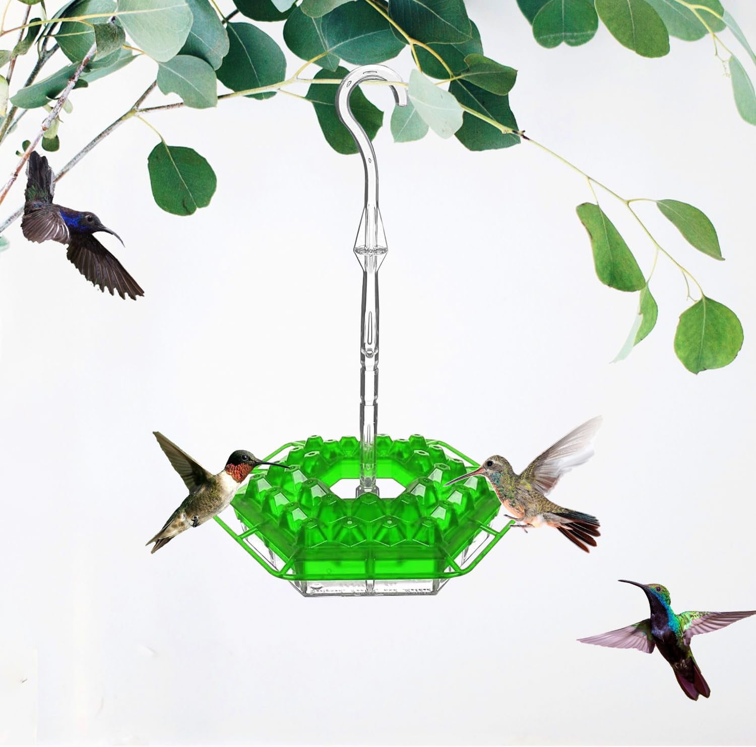 Sherem Hummingbird Feeder For Outdoor, 2024 Wind Chimes Hummingbird