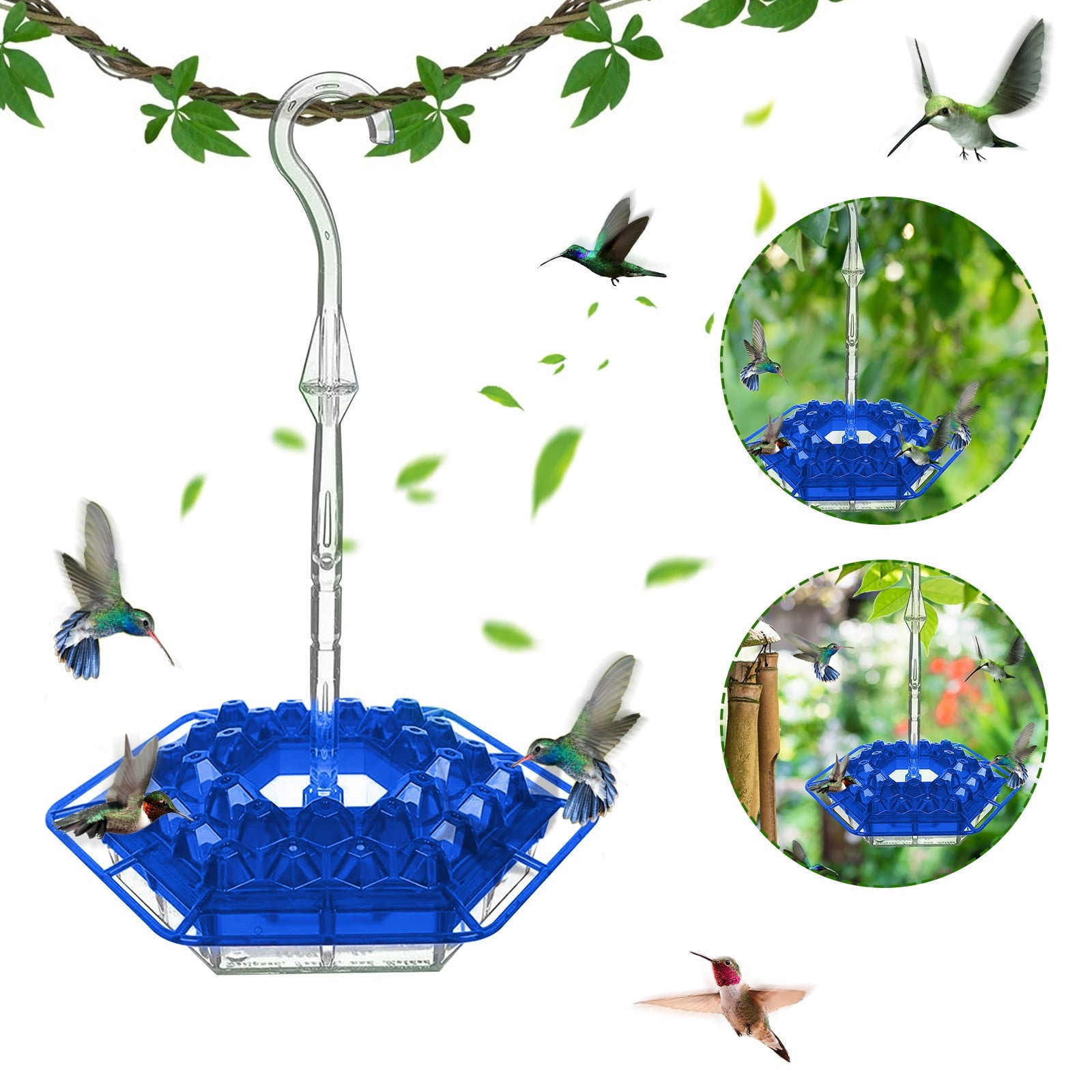 Sherem Hummingbird Feeders, Hanging Hummingbird Feeder for Outdoors ...