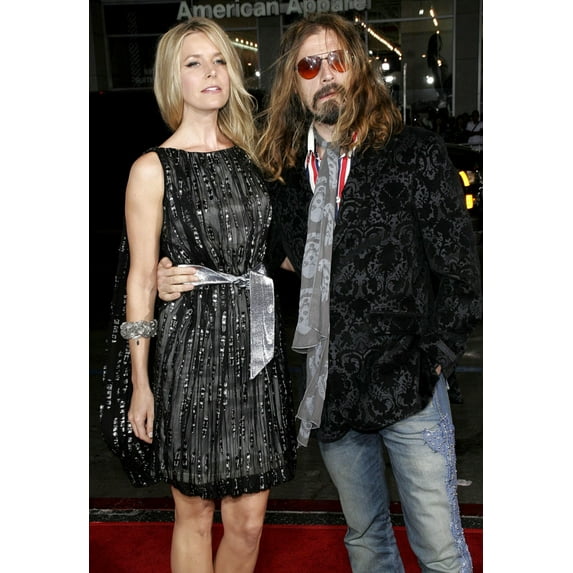 Sheri Moon, Rob Zombie At Arrivals For Halloween Premiere, Grauman'S Chinese Theatre, Los Angeles, Ca, August 23, 2007. Photo By Adam OrchonEverett Collection Celebrity (8 x 10)