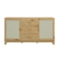 thumbnail image 1 of Manhattan Comfort Sheridan Sideboard Cabinet from Engineered Wood in Natural, 1 of 9