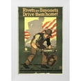 thumbnail image 1 of Sheridan, John E. 23x32 White Modern Wood Framed Museum Art Print Titled - Rivets Are Bayonets - Drive Them Home!, 1917, 1 of 4