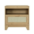 thumbnail image 1 of Manhattan Comfort Sheridan Nightstand from Engineered Wood in Natural, 1 of 10