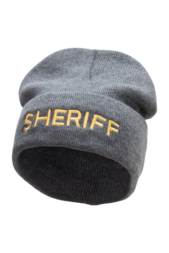 Sheriff Big Size Acrylic Long Beanies - Heather Marled XL-3XL