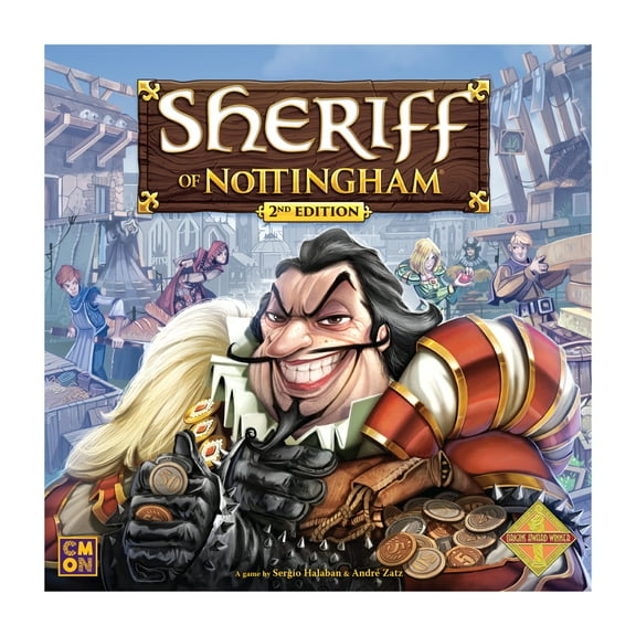 Sheriff of Nottingham 2nd Edition Board Game for Ages 14 and up, from Asmodee