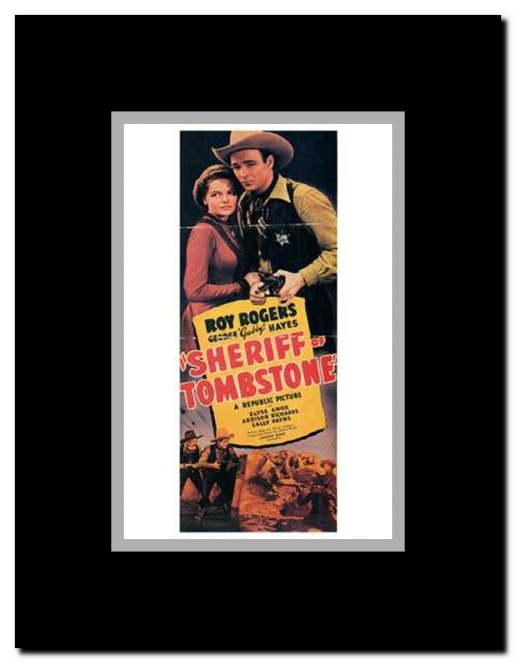 Sheriff of Tombstone Framed Movie Poster