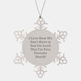 thumbnail image 1 of Sheriff's Snowflake Ornament Gift from Men to Favorite Sheriff for Christmas, 1 of 3