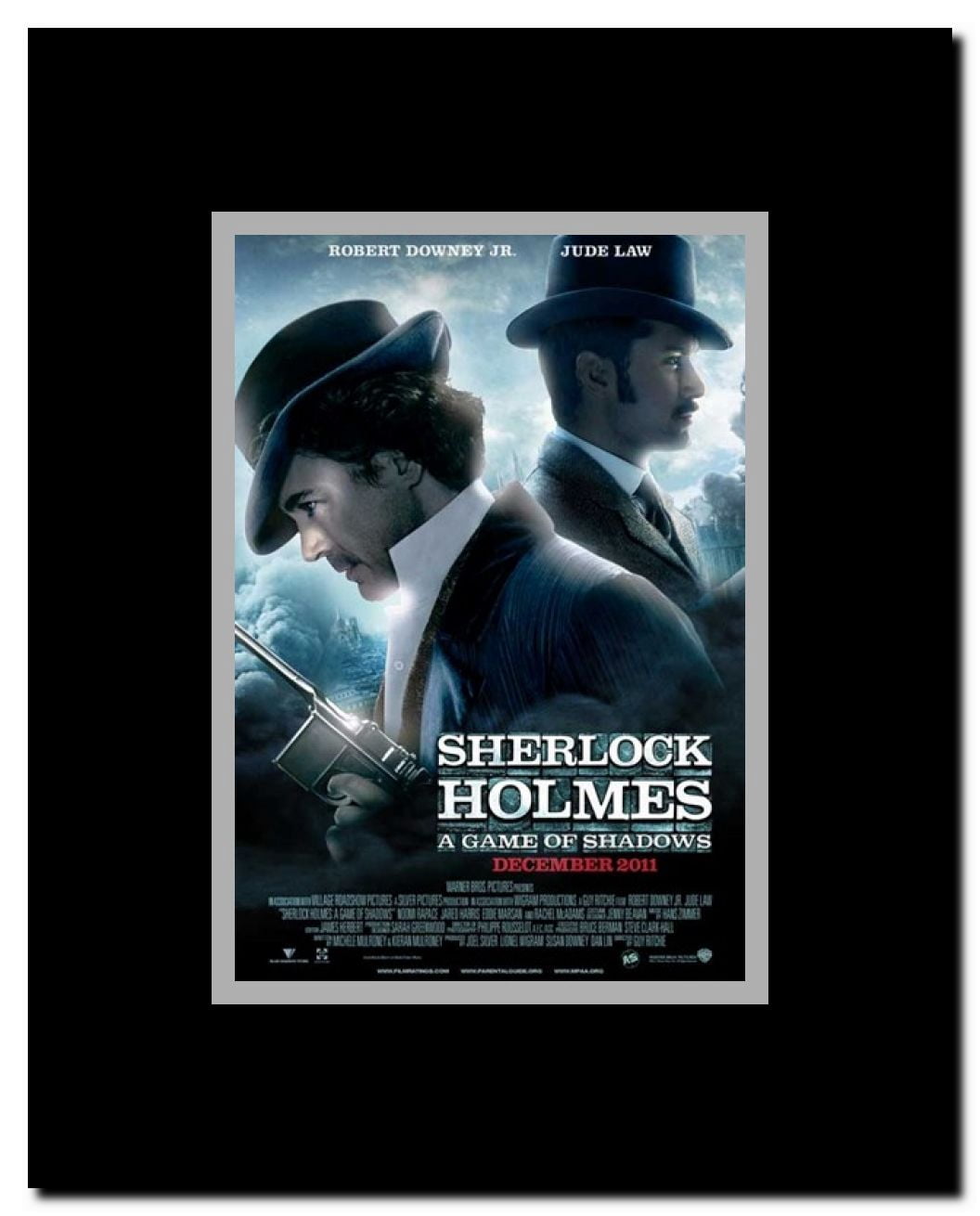 Sherlock Holmes A Game of Shadows Framed Movie Poster