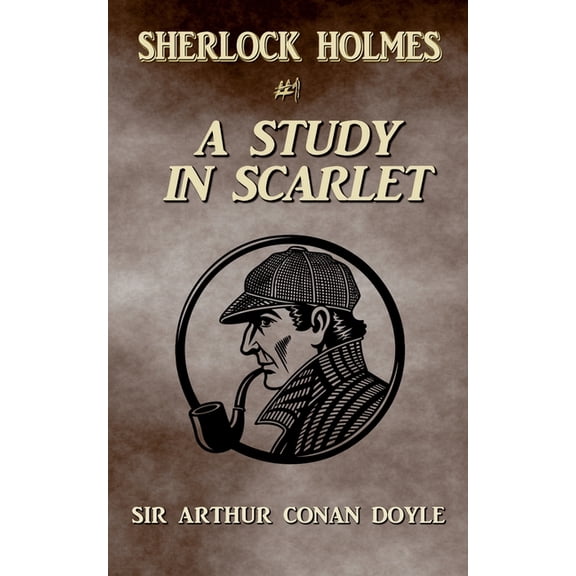 Sherlock Holmes A Study In Scarlet (Annotated), Book 1, (Paperback)