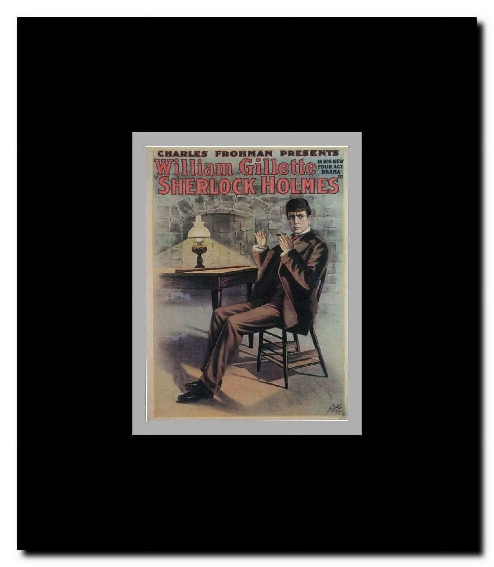 Sherlock Holmes (Broadway) Framed Movie Poster