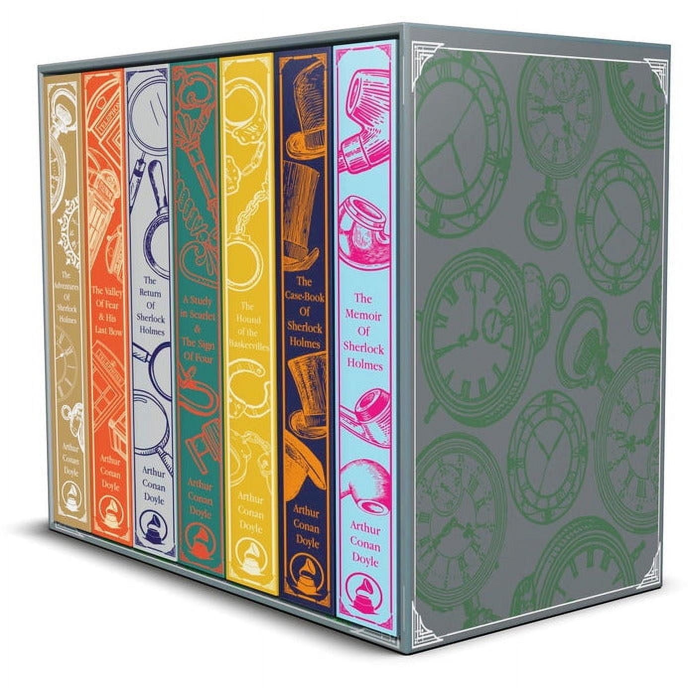 Sherlock Holmes Complete 7 Books Hardback Collection Box Set (Adventures, Valley of Fear & His Last Bow, Return, Study in Scarlet & The Sign Sign of Four, Hound of the Baskervilles, Case-Book