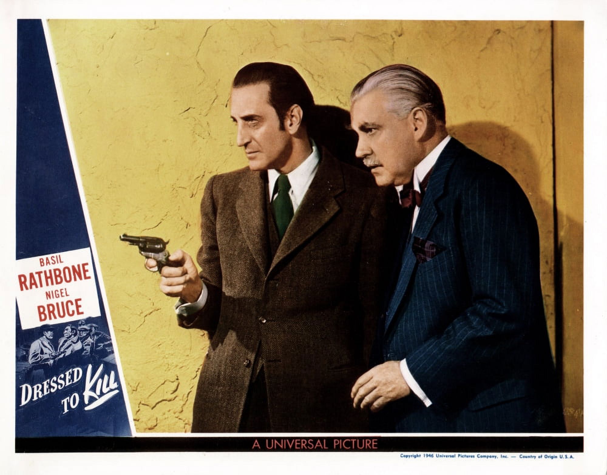 Sherlock Holmes In Dressed To Kill Canvas Art - (28 x 22)