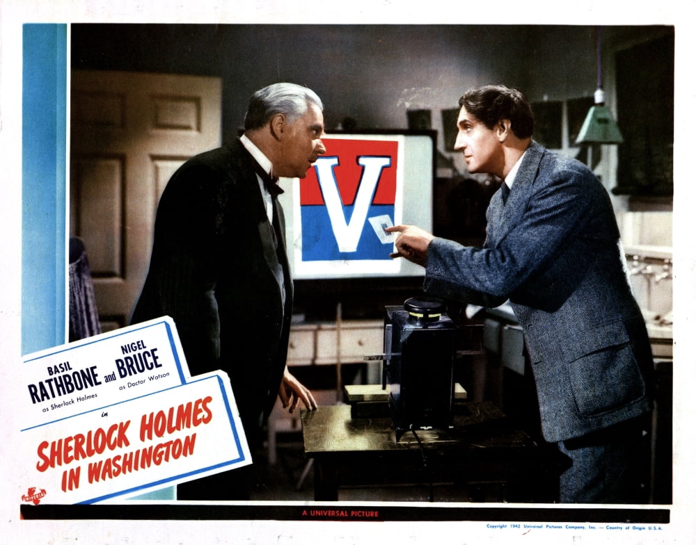 Sherlock Holmes In Washington Canvas Art - (28 x 22)