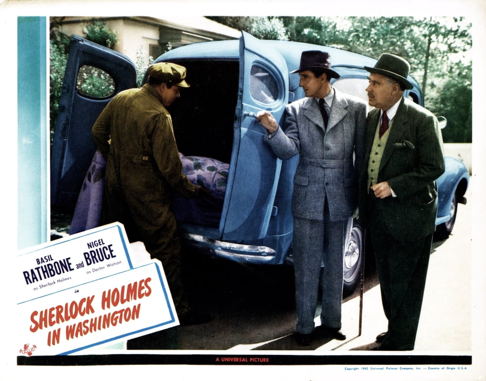 Sherlock Holmes In Washington Canvas Art - (28 x 22)
