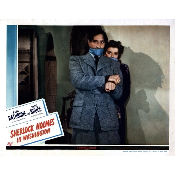 Sherlock Holmes In Washington Still (10 x 8)