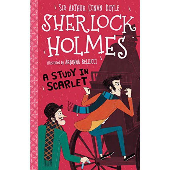 Pre-Owned Sherlock Holmes: A Study in Scarlet (Paperback) by Sir Arthur Conan Doyle, Stephanie Baudet