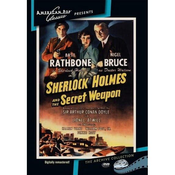 Sherlock Holmes and the Secret Weapon (DVD), American Pop Classic, Mystery & Suspense