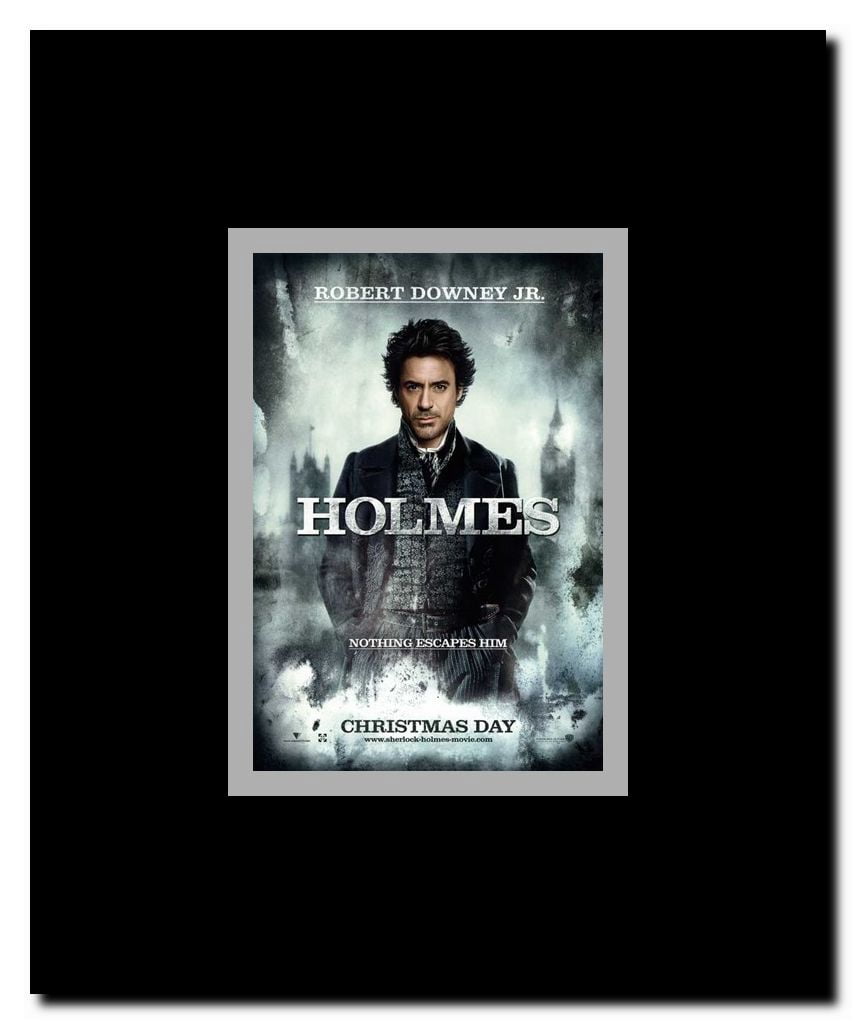 Sherlock Holmes c.2009 - style A Framed Movie Poster
