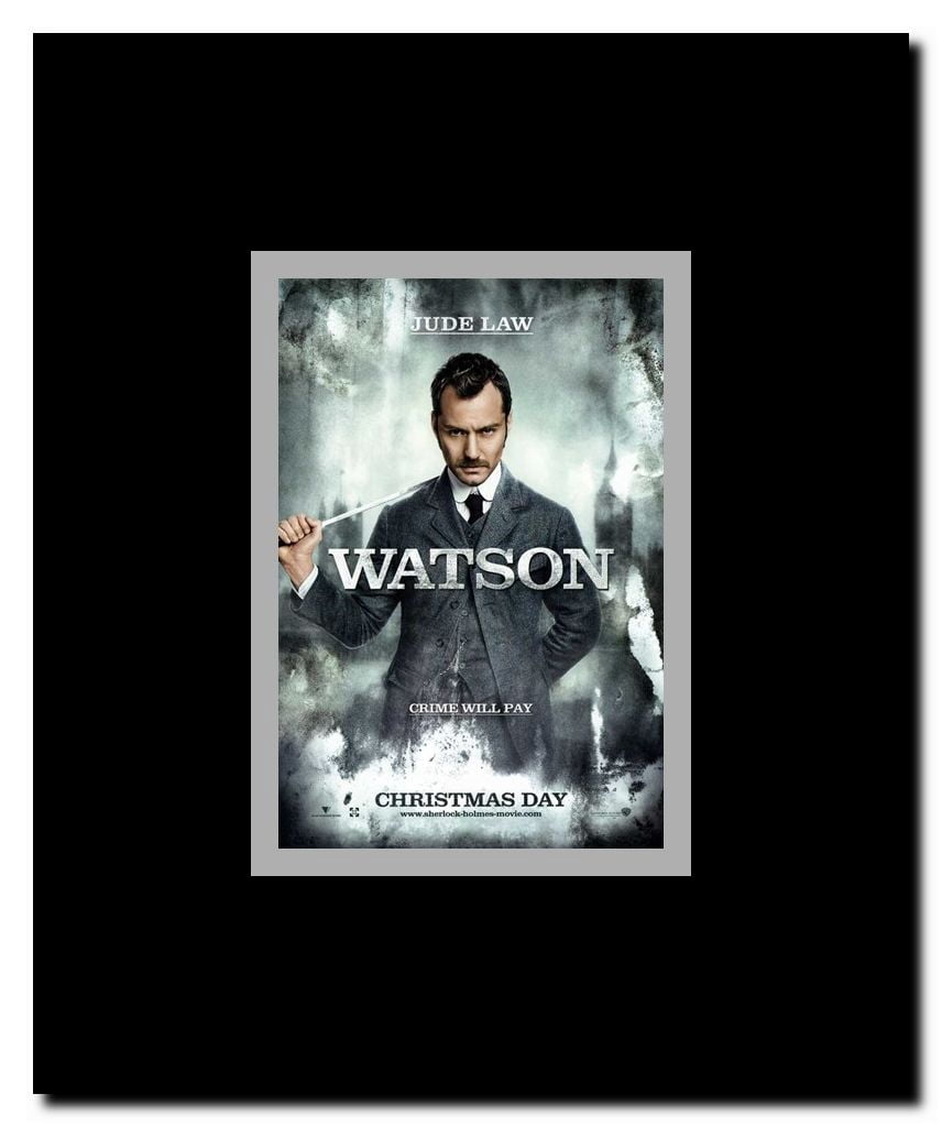 Sherlock Holmes c.2009 - style B Framed Movie Poster