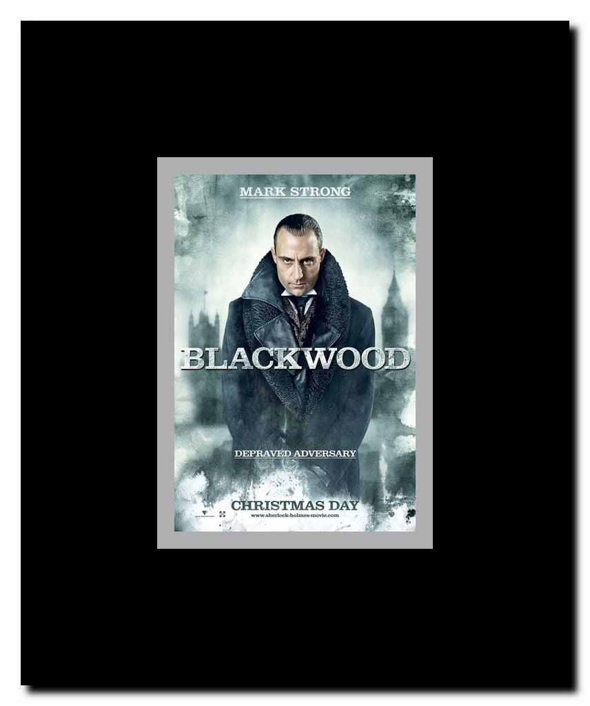 Sherlock Holmes c.2009 - style D Framed Movie Poster