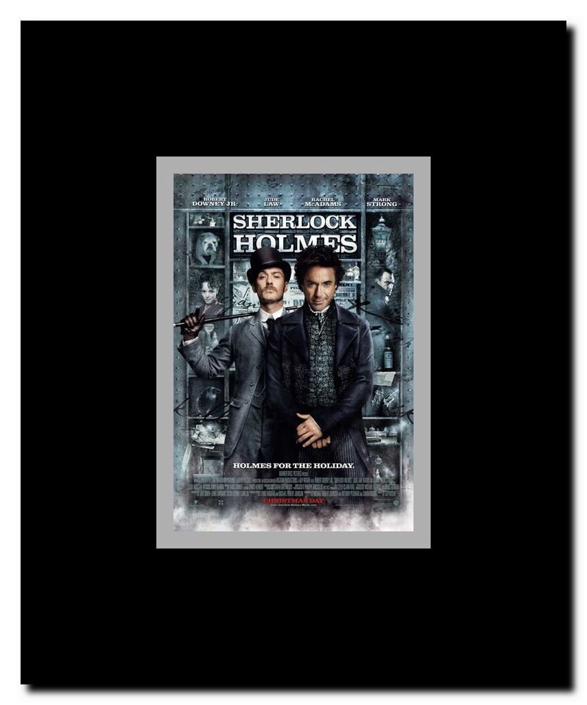 Sherlock Holmes c.2009 - style E Framed Movie Poster