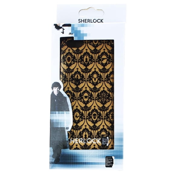 Sherlock Holmes iPhone 6 Hard Snap Case Wallpaper (Cream)