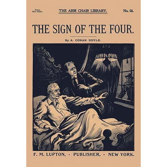 Sherlock Holmes is a fictional character created by Scottish author and physician Sir Arthur Conan Doyle IN 1887. Poster Print by unknown (24 x 36)