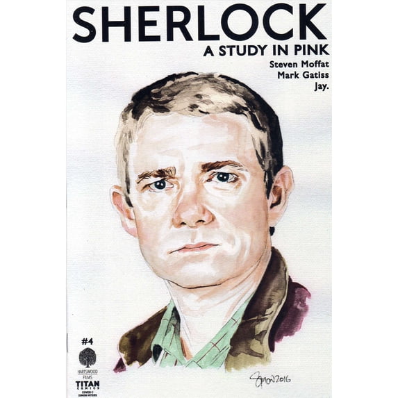 Sherlock Manga: A Study in Pink #4C VF ; Titan Comic Book