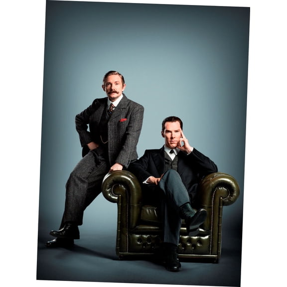 Sherlock Poster Metal Sign 8Inx 12In Art Print On Metal 8x12 Multi-Color Square Adults Best Posters