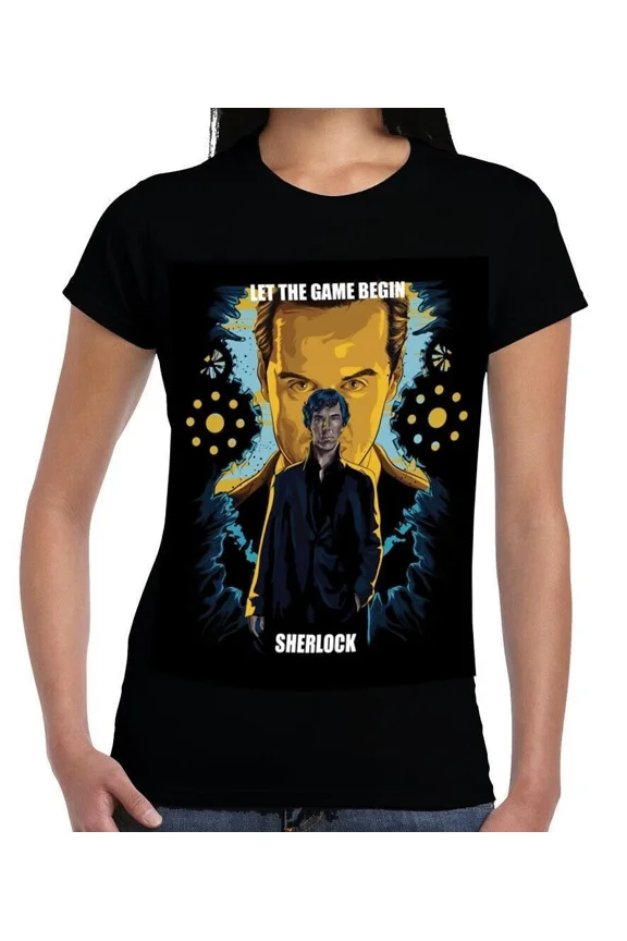 Sherlock T-Shirt - Classic Retro TV Merchandise Nostalgic TV Graphic Tee