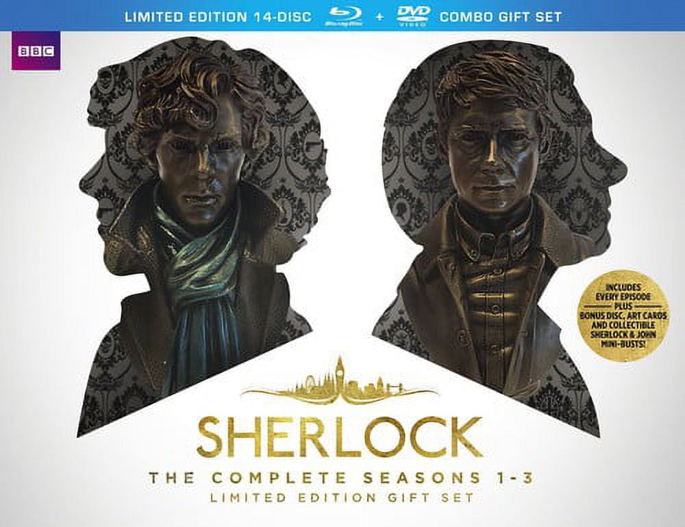 Sherlock: The Complete Seasons 1-3 Limited Edition Gift Set (Blu-ray + DVD)