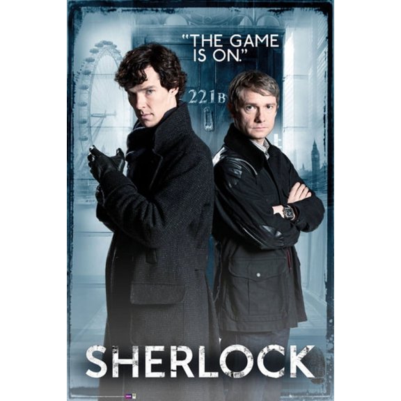 Sherlock The Game Is On Poster - 22 x 34 inches