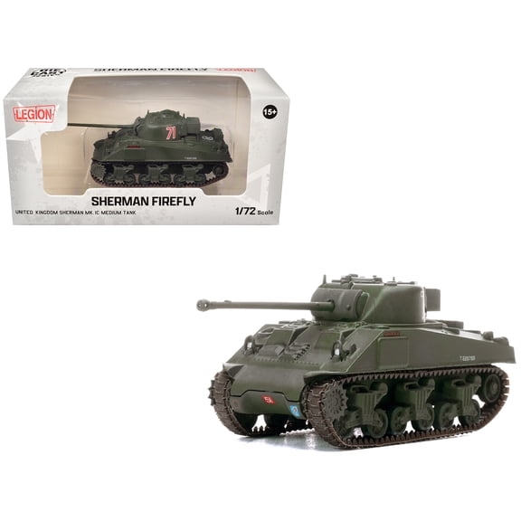 Sherman Firefly Mk.VC Medium Tank "27th Armoured Brigade, Normandy" (1944) British Army 1/72 Diecast Model by Legion